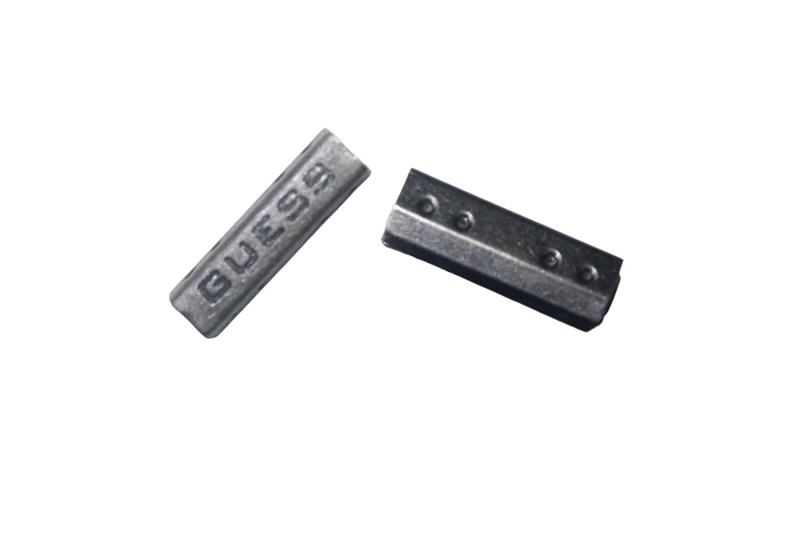 2 CM 8 NOKTALI BAĞ UCU - pirinç bağ ucu, metal uç, tekstil aksesuarı